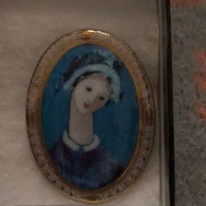 Pat Buckley Moss artis porcelain hand painted